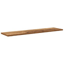 Boghylde Bræt 4 pcs Brun 80 x 20 x 1,5 cm Konstrueret træ
