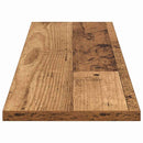 Boghylde Bræt 4 pcs Brun 80 x 20 x 1,5 cm Konstrueret træ