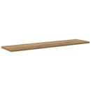 Boghylde Bræt 4 pcs Brun 80 x 20 x 1,5 cm Konstrueret træ