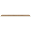 Boghylde Bræt 4 pcs Brun 80 x 20 x 1,5 cm Konstrueret træ