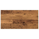 Boghylde Bræt 4 pcs Brun 80 x 40 x 1,5 cm Konstrueret træ