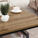 Boghylde Bræt 4 pcs Brun 80 x 40 x 1,5 cm Konstrueret træ