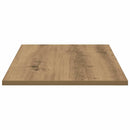 Boghylde Bræt 4 pcs Brun 80 x 40 x 1,5 cm Konstrueret træ
