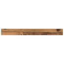 Boghylde Bræt 4 pcs Brun 100 x 10 x 1,5 cm Konstrueret træ