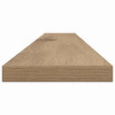 Boghylde Bræt 4 pcs Brun 100 x 10 x 1,5 cm Konstrueret træ