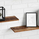 Boghylde Bræt 4 pcs Brun 100 x 20 x 1,5 cm Konstrueret træ