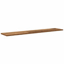 Boghylde Bræt 4 pcs Brun 100 x 20 x 1,5 cm Konstrueret træ