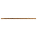 Boghylde Bræt 4 pcs Brun 100 x 20 x 1,5 cm Konstrueret træ