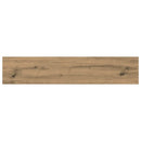 Boghylde Bræt 4 pcs Brun 100 x 20 x 1,5 cm Konstrueret træ