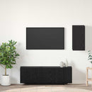 Væg TV Skab Sort eg 30,5 x 30 x 60 cm Konstrueret træ
