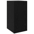 Væg TV Skab Sort eg 30,5 x 30 x 60 cm Konstrueret træ