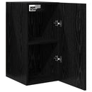Væg TV Skab Sort eg 30,5 x 30 x 60 cm Konstrueret træ