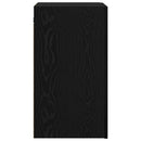 Væg TV Skab Sort eg 30,5 x 30 x 60 cm Konstrueret træ