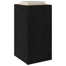 Væg TV Skab 2 pcs Sort eg 30,5 x 30 x 60 cm Konstrueret træ
