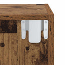 TV-møbelsæt Gammelt træ 37 x 37 x 72 cm Konstrueret træ