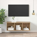 TV-møbelsæt Artisan Egetræ 37 x 37 x 107 cm Konstrueret træ