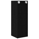 TV-møbelsæt Sort eg 37 x 37 x 107 cm Konstrueret træ