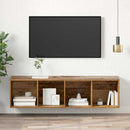 TV-møbelsæt Gammelt træ 37 x 37 x 142,5 cm Konstrueret træ