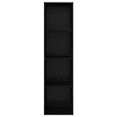 TV-møbelsæt Sort eg 37 x 37 x 142,5 cm Konstrueret træ