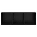 TV-møbelsæt 72 x 35 x 37 cm Sort Konstrueret træ