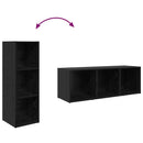 TV-møbelsæt 72 x 35 x 37 cm Sort Konstrueret træ