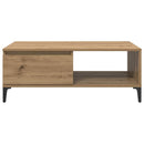 Sofabord artisan eg 90 x 60 x 35 cm Konstrueret træ