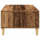 Sofabord Gammelt træ 102 x 55 x 35 cm Konstrueret træ
