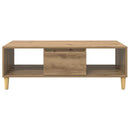 Sofabord Artisan Egetræ 102 x 55 x 35 cm Konstrueret træ