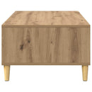 Sofabord Artisan Egetræ 102 x 55 x 35 cm Konstrueret træ