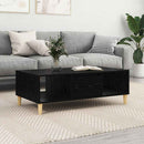 Sofabord Sort eg 102 x 55 x 35 cm Konstrueret træ