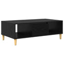 Sofabord Sort eg 102 x 55 x 35 cm Konstrueret træ