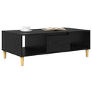 Sofabord Sort eg 102 x 55 x 35 cm Konstrueret træ