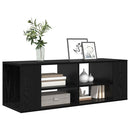 TV-møbelsæt Sort eg 102 x 35 x 35 cm Konstrueret træ
