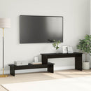 TV-møbelsæt Sort eg 180,5 x 30 x 43 cm Konstrueret træ