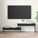TV-møbelsæt Sort eg 180,5 x 30 x 43 cm Konstrueret træ