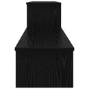 TV-møbelsæt Sort eg 180,5 x 30 x 43 cm Konstrueret træ