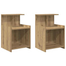 Natskab 2 pcs Artisan Egetræ 40 x 35 x 60 cm Konstrueret træ