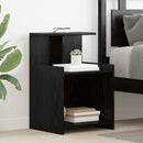 Natskab 2 pcs Sort eg 40 x 35 x 60 cm Konstrueret træ