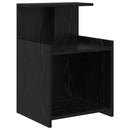 Natskab 2 pcs Sort eg 40 x 35 x 60 cm Konstrueret træ