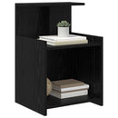 Natskab 2 pcs Sort eg 40 x 35 x 60 cm Konstrueret træ