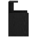 Natskab 2 pcs Sort eg 40 x 35 x 60 cm Konstrueret træ