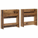 Sko skab 2 pcs Gammelt træ 60 x 18 x 60 cm Konstrueret træ