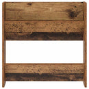 Sko skab 2 pcs Gammelt træ 60 x 18 x 60 cm Konstrueret træ
