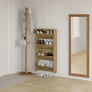 Sko skab 2 pcs Artisan Egetræ 60 x 18 x 60 cm Konstrueret træ