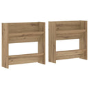 Sko skab 2 pcs Artisan Egetræ 60 x 18 x 60 cm Konstrueret træ