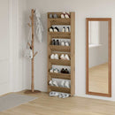 Sko skab 2 pcs Artisan Egetræ 60 x 18 x 90 cm Konstrueret træ
