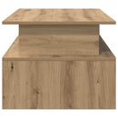 Sofabord Artisan Egetræ 90 x 55 x 42,5 cm Konstrueret træ