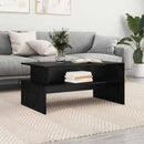 Sofabord Sort eg 90 x 55 x 42,5 cm Konstrueret træ