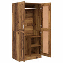 Garderobeskab Gammelt træ 82,5 x 51,5 x 180 cm Konstrueret træ