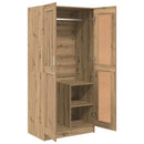 Garderobeskab Artisan eg 82,5 x 51,5 x 180 cm Konstrueret træ